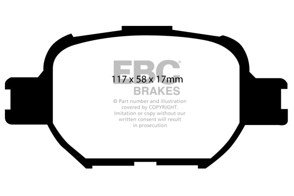 EBC Brakes Yellowstuff 4000 Series Street – DP41323R