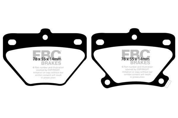 EBC Brakes Yellowstuff 4000 Series Street – DP41326R