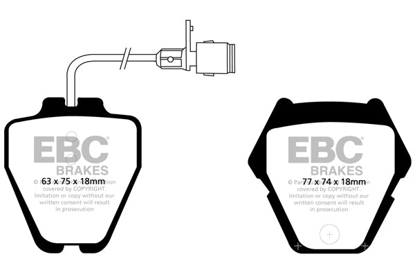 EBC Brakes Yellowstuff 4000 Series Street – DP41328R