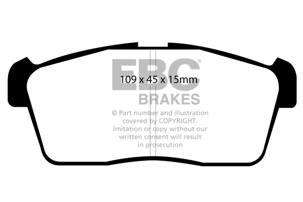 EBC Brakes Yellowstuff 4000 Series Street – DP41344R