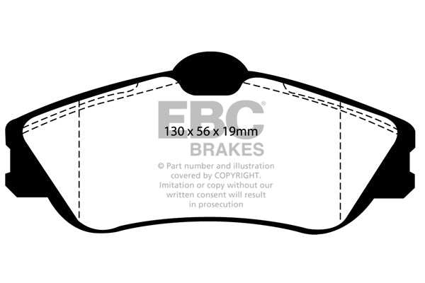 EBC Brakes Greenstuff 2000 Series Sport Brake Pad Set DP21346 - Performance HQ - United Kingdom