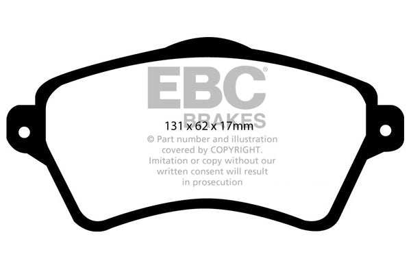 EBC Brakes Bundle Front 277mm GD Discs with Yellowstuff Pads PD13KF413 - Performance HQ - United Kingdom