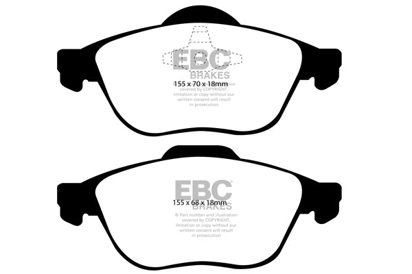 EBC Brakes Yellowstuff 4000 Series Street – DP41352R