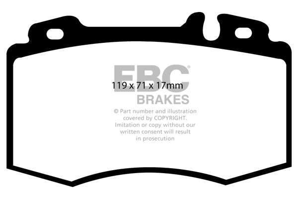 EBC Brakes Yellowstuff 4000 Series Street – DP41362R