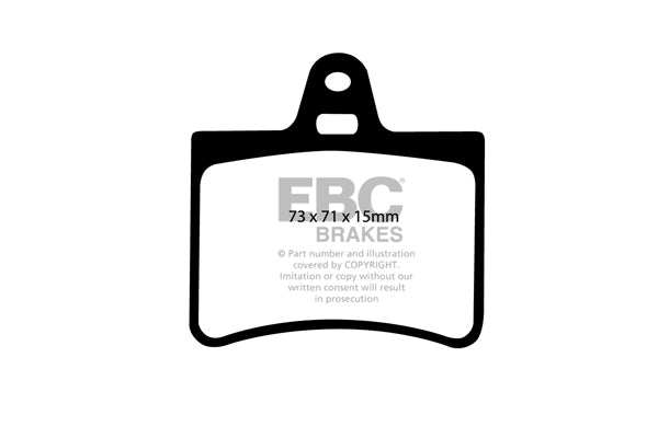 EBC Brakes Greenstuff 2000 Series Sport Brake Pad Set DP21373 - Performance HQ - United Kingdom