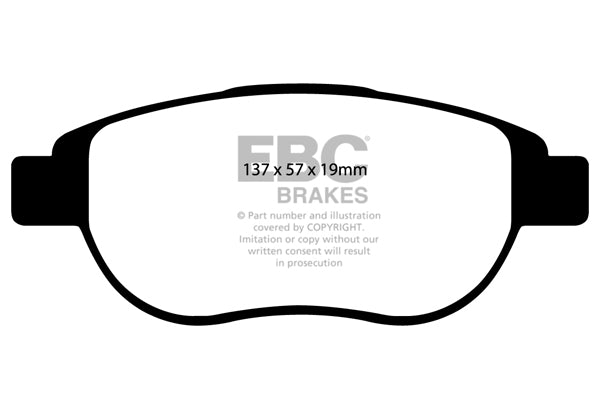 EBC Brakes Yellowstuff 4000 Series Street – DP41374R