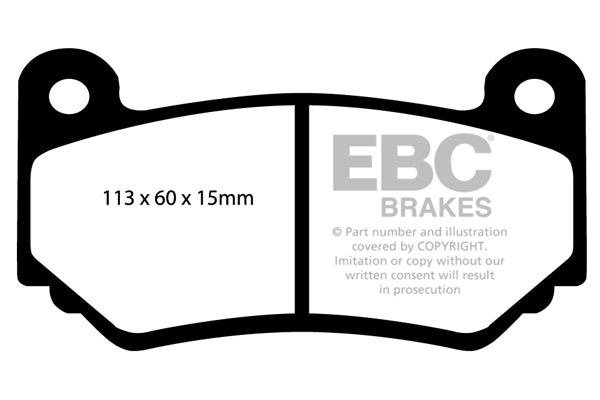 EBC Brakes Bundle – Front 304mm GD Discs with Bluestuff Pads – PD14KF392