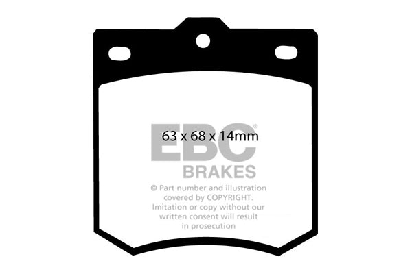 EBC Brakes Ultimax OE Replacement Brake Pad Set – DP138