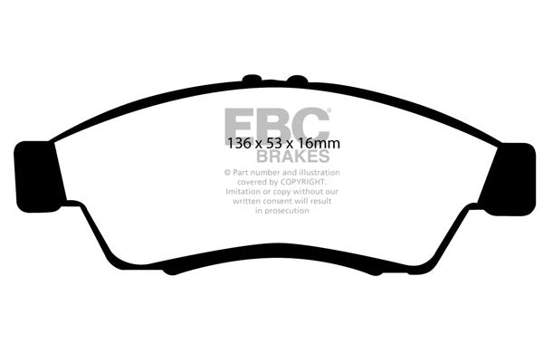 EBC Brakes Ultimax OE Replacement Brake Pad Set – DP1390