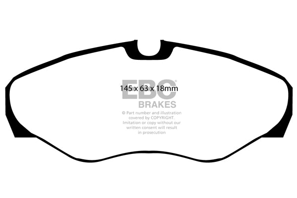 EBC Brakes Ultimax OE Replacement Brake Pad Set – DP1393