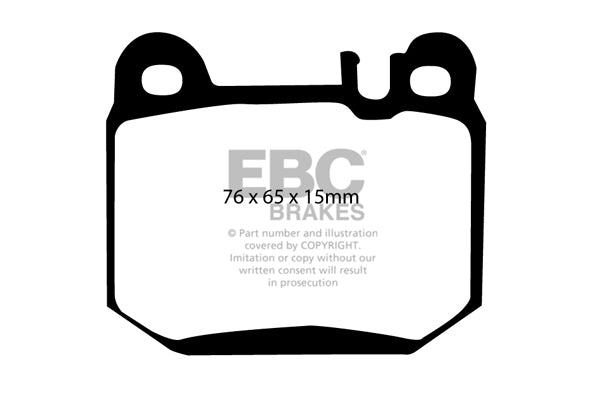 EBC Brakes Yellowstuff 4000 Series Street – DP41392R