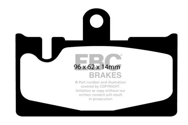 EBC Brakes Ultimax OE Replacement Brake Pad Set DP1397 - Performance HQ - United Kingdom