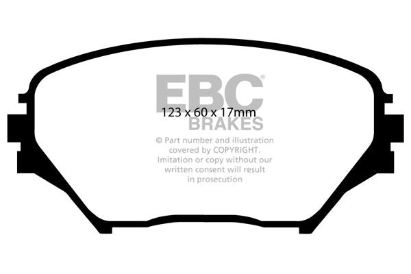 EBC Brakes Ultimax OE Replacement Brake Pad Set – DP1402