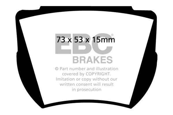 EBC Brakes Yellowstuff 4000 Series Street – DP41416R