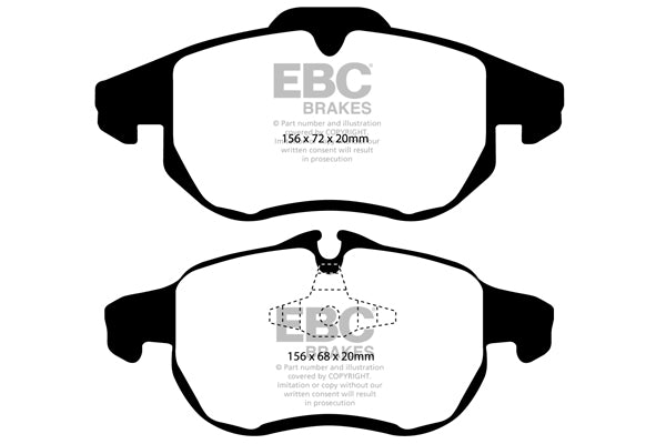 EBC Brakes Yellowstuff 4000 Series Street – DP41414R