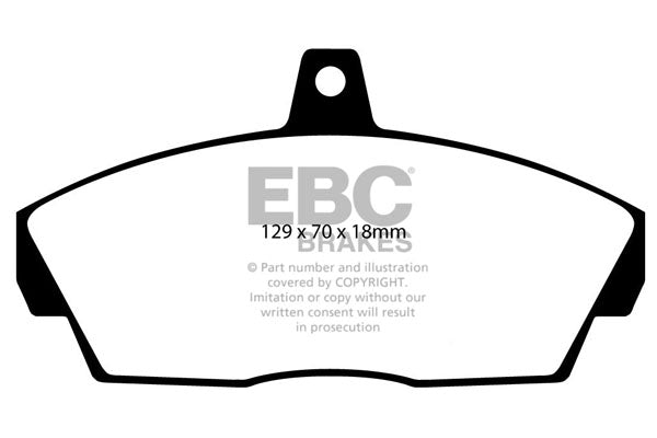 EBC Brakes Ultimax OE Replacement Brake Pad Set – DP1415