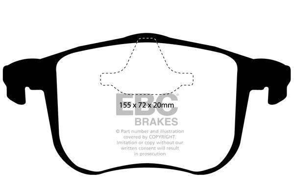 EBC Brakes Yellowstuff 4000 Series Street – DP41416R