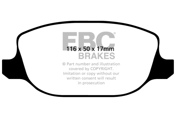 EBC Brakes Yellowstuff 4000 Series Street – DP41425R