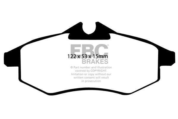 EBC Brakes Ultimax OE Replacement Brake Pad Set – DP1434