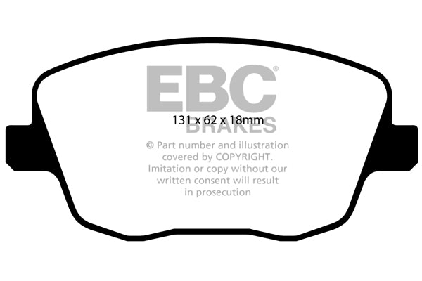 EBC Brakes Bundle – Front 288mm BSD Discs with Greenstuff 2000 Pads – PD16KF083