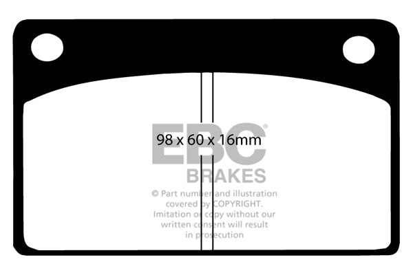 EBC Brakes Yellowstuff 4000 Series Street – DP41435R