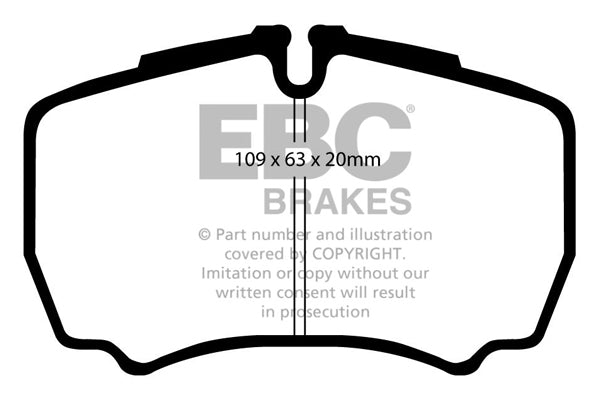 EBC Brakes Ultimax OE Replacement Brake Pad Set – DP1440
