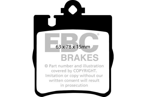 EBC Brakes Ultimax OE Replacement Brake Pad Set DP1441 - Performance HQ - United Kingdom