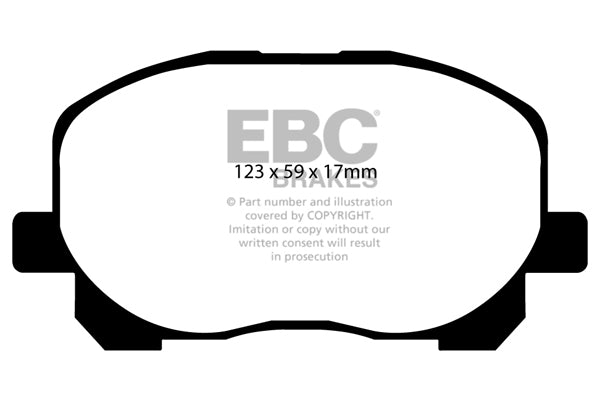 EBC Brakes Ultimax OE Replacement Brake Pad Set – DP1455