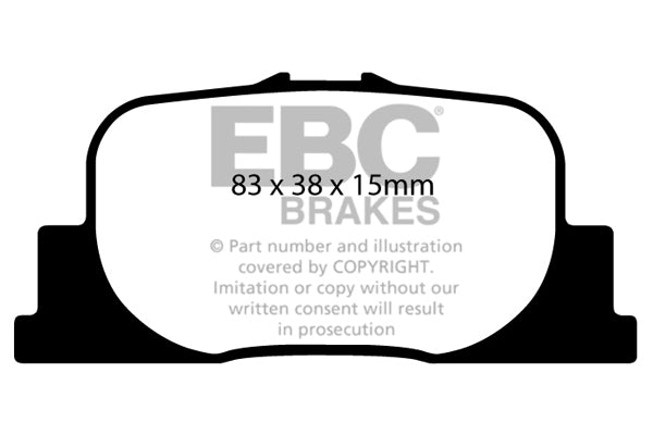 EBC Brakes Ultimax OE Replacement Brake Pad Set – DP1456