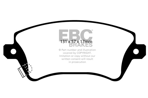 EBC Brakes Yellowstuff 4000 Series Street – DP41454R