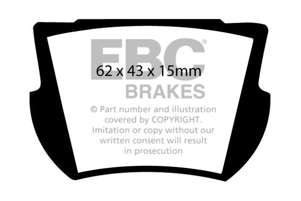 EBC Brakes Yellowstuff 4000 Series Street – DP4145R