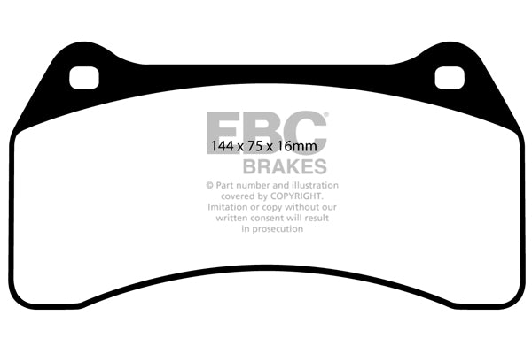 EBC Brakes Yellowstuff 4000 Series Street – DP41462R