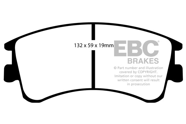 EBC Brakes Yellowstuff 4000 Series Street – DP41464R