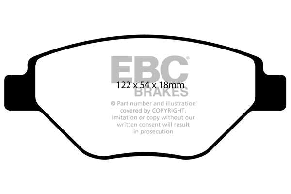 EBC Brakes Greenstuff 2000 Series Sport Brake Pad Set DP21467 - Performance HQ - United Kingdom