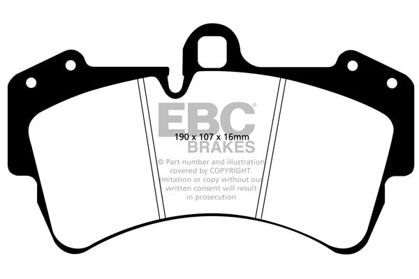 EBC Brakes Bundle – Front 350mm GD Discs with Bluestuff Pads – PD14KF453