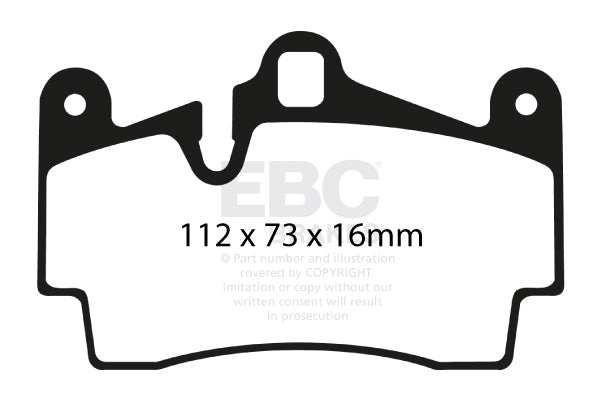 EBC Brakes Bundle Rear 330mm GD Discs with Yellowstuff Pads PD13KR071 - Performance HQ - United Kingdom