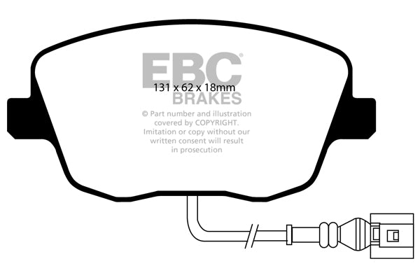 EBC Brakes Yellowstuff 4000 Series Street – DP41479R