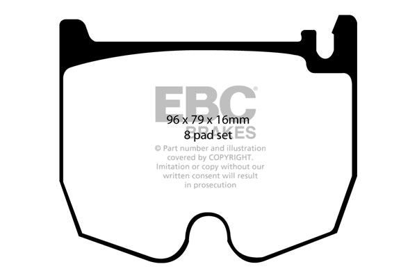 EBC Brakes Yellowstuff 4000 Series Street – DP41486R
