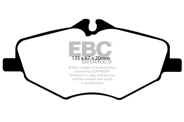 EBC Brakes Yellowstuff 4000 Series Street – DP41487R