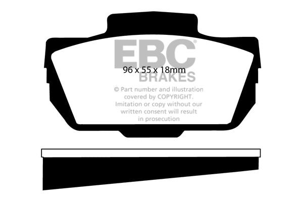 EBC Brakes Yellowstuff 4000 Series Street – DP4149R