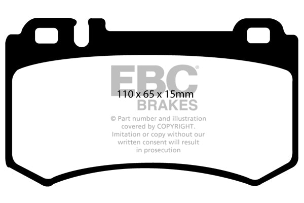 EBC Brakes Yellowstuff 4000 Series Street – DP41487R