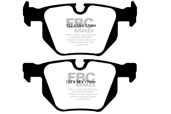 EBC Brakes Bundle – Rear 320mm GD Discs with Bluestuff Pads – PD14KR217