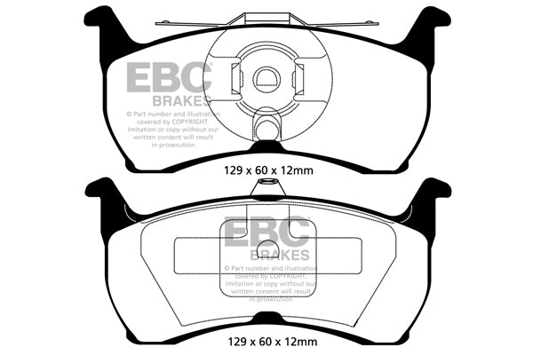 EBC Brakes Yellowstuff 4000 Series Street – DP41504R