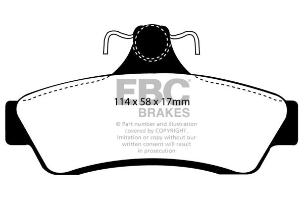 EBC Brakes Yellowstuff 4000 Series Street – DP41506R