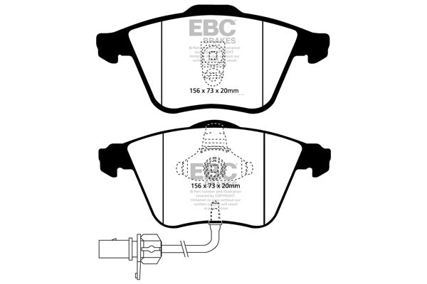 EBC Brakes Yellowstuff 4000 Series Street – DP41510R