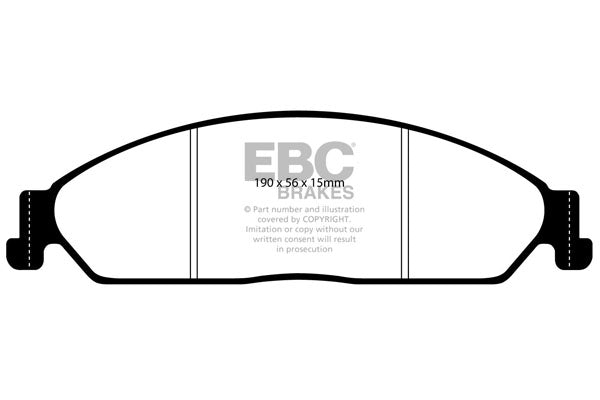 EBC Brakes Yellowstuff 4000 Series Street – DP41511R