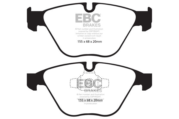 EBC Brakes Yellowstuff 4000 Series Street – DP41512R