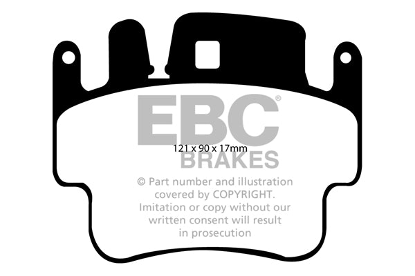 EBC Brakes Ultimax OE Replacement Brake Pad Set – DP814