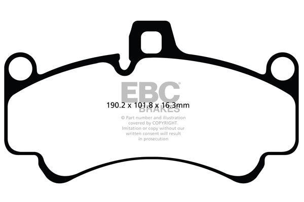 EBC Brakes Ultimax OE Replacement Brake Pad Set – DP814