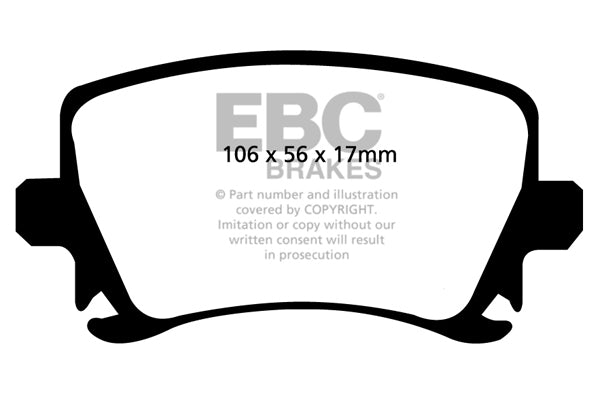 EBC Brakes Yellowstuff Racing Pad and Disc Kit